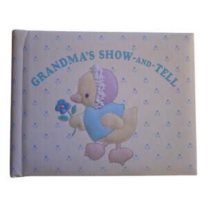 Vintage Hallmark Grandmas Show And Tell Photo Album Book Duckie Unisex EUC